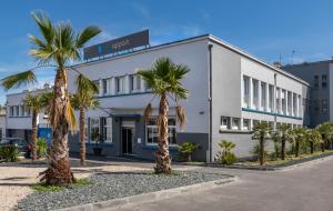 Budova, kde se aparthotel nachází