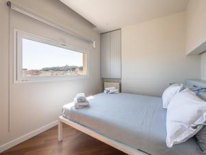 Posteľ alebo postele v izbe v ubytovaní Penthouse center