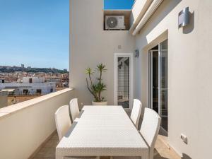 Balkón alebo terasa v ubytovaní Penthouse center