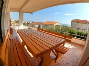 Balkón alebo terasa v ubytovaní Apartments Adriatic 3