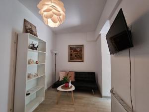 TV a/nebo společenská místnost v ubytování Apartments Lav