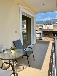 Balkón nebo terasa v ubytování Kalamata Alex Apartments