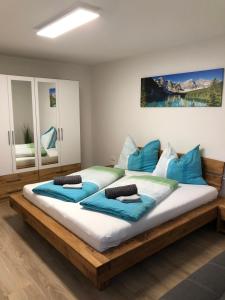 Posteľ alebo postele v izbe v ubytovaní Ferienwohnung CeLina