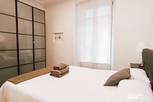 Posteľ alebo postele v izbe v ubytovaní Apartamento San Marcial by SanSe Holidays