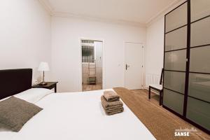 Posteľ alebo postele v izbe v ubytovaní Apartamento San Marcial by SanSe Holidays