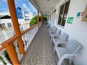 Balkón nebo terasa v ubytování Apartamento Miss Brigida