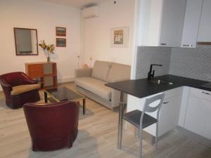 A seating area at Hotel Apartaments Gesòria Porta Ferrada