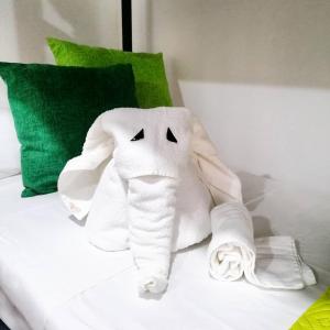 Postel nebo postele na pokoji v ubytování Nicuzza