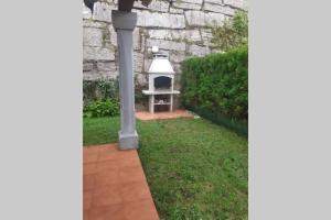 A garden outside As Campanillas