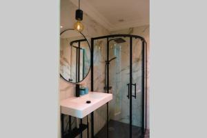 Koupelna v ubytování Apartment with charm in Pärnu Old Town