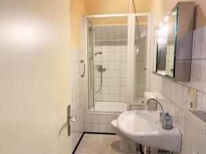 Koupelna v ubytování 3 Zimmerwohnung mit Garten