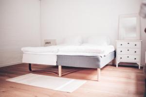 Posteľ alebo postele v izbe v ubytovaní Skovsted - Himmelbjerggården