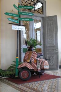 Posezení v ubytování Solia Zigna Kampung Batik Laweyan
