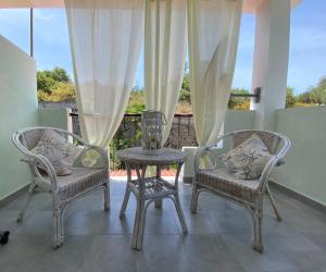 A balcony or terrace at Casa vacanza Ferrara IUN P5547
