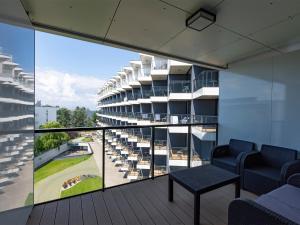Balkón alebo terasa v ubytovaní VacationClub – Seaside Apartament 451