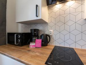 Kuchyňa alebo kuchynka v ubytovaní VacationClub - Olymp Apartment 502A
