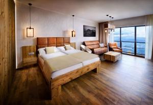 Postel nebo postele na pokoji v ubytování APLEND Monte Móry + 10 fotografií