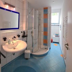 Ванна кімната в Ferienhof Hanum