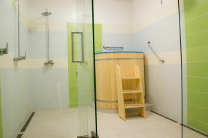 Koupelna v ubytování Penzion s wellness Uherské Hradiště