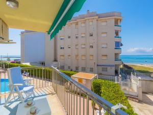 A balcony or terrace at Apartment Blue Sea by Interhome