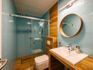 Koupelna v ubytování Apartment Fűzfő by Interhome