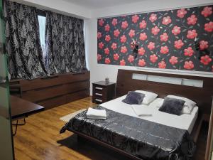 Postel nebo postele na pokoji v ubytování MAG Motel