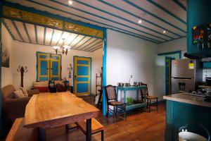 Kuchyň nebo kuchyňský kout v ubytování Real House Salento