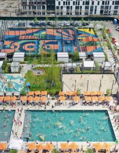 Πισίνα στο ή κοντά στο Nyvky Like Home - Fayna Town - apt 398