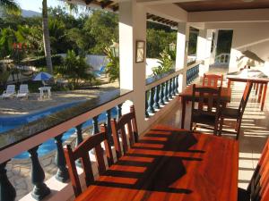 Balkón nebo terasa v ubytování Jabaquara Beach Resort
