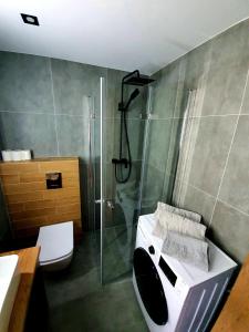 Kúpeľňa v ubytovaní Apartament przy alei Kopernika