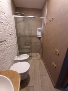 A bathroom at Villa Michela