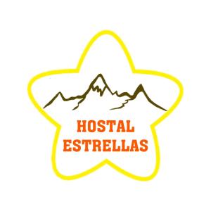 una estrella con las palabras "hospital estral estrales" inscrito en Hostal Estrellas, en Huaraz