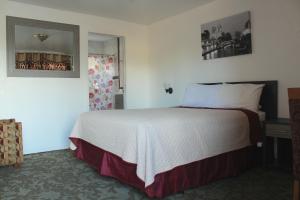 Postel nebo postele na pokoji v ubytování Chalet Motel