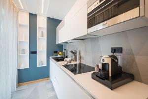 A kitchen or kitchenette at Leukosìa Holiday House