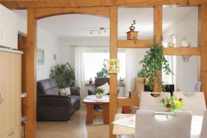 Χώρος καθιστικού στο Ferienwohnung Marianne