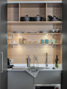 Cucina o angolo cottura di Dreamers Sea View