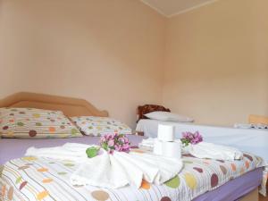Voodi või voodid majutusasutuse Guesthouse DONA toas