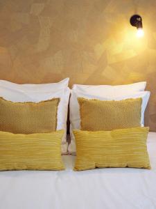 Voodi või voodid majutusasutuse Hotel Sebel toas