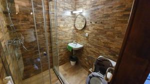 Kúpeľňa v ubytovaní Horský hotel Kolínská bouda