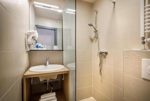 Koupelna v ubytování Hotel Istra - Liburnia