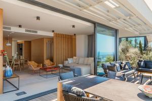 Posezení v ubytování G Beyond Residences & Villas, Yalıkavak, Bodrum