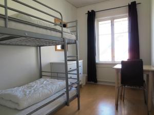 Divstāvu gulta vai divstāvu gultas numurā naktsmītnē Wisby Jernväg Hostel