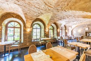 Restaurace v ubytování Aux Tanneries de Wiltz