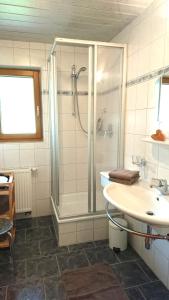 Kúpeľňa v ubytovaní Ledererhof