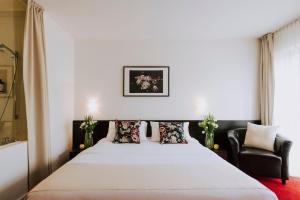 Postel nebo postele na pokoji v ubytování Hotel Terme Sveti Martin