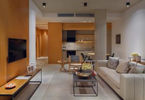 Posezení v ubytování G Beyond Residences & Villas, Yalıkavak, Bodrum