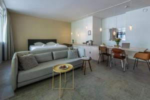 Posezení v ubytování Houthavens Apartments