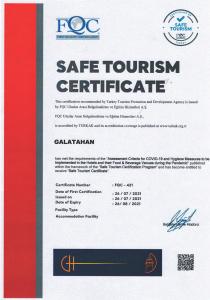 GALATAHAN Hotel Istanbul Karakoy tanúsítványa, márkajelzése vagy díja