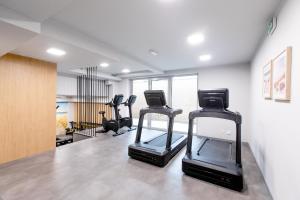 Fitnesscentret og/eller fitnessfaciliteterne på Resort Apartamenty Klifowa Rewal 11