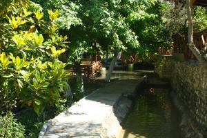A garden outside Uyku Vadisi Hotel